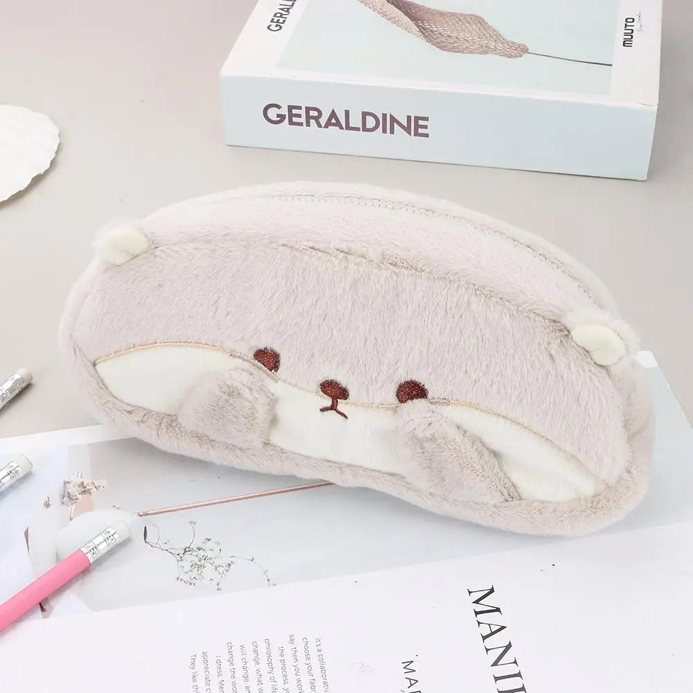 Plush Otter Pen Bag