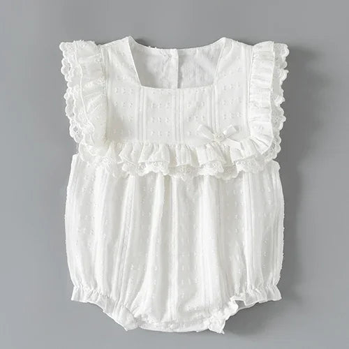 Baby Girls Cotton Print Jumpsuit (0-24M)