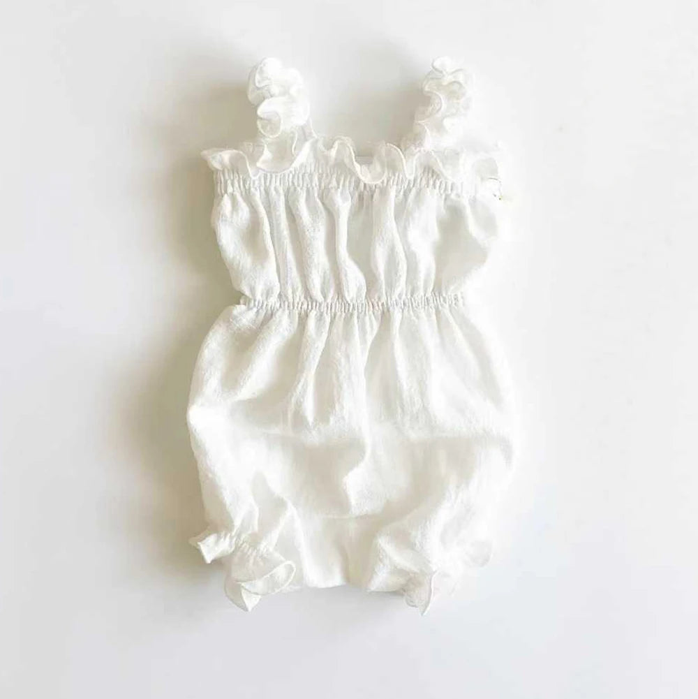 Newborn Ruffle Knit Romper