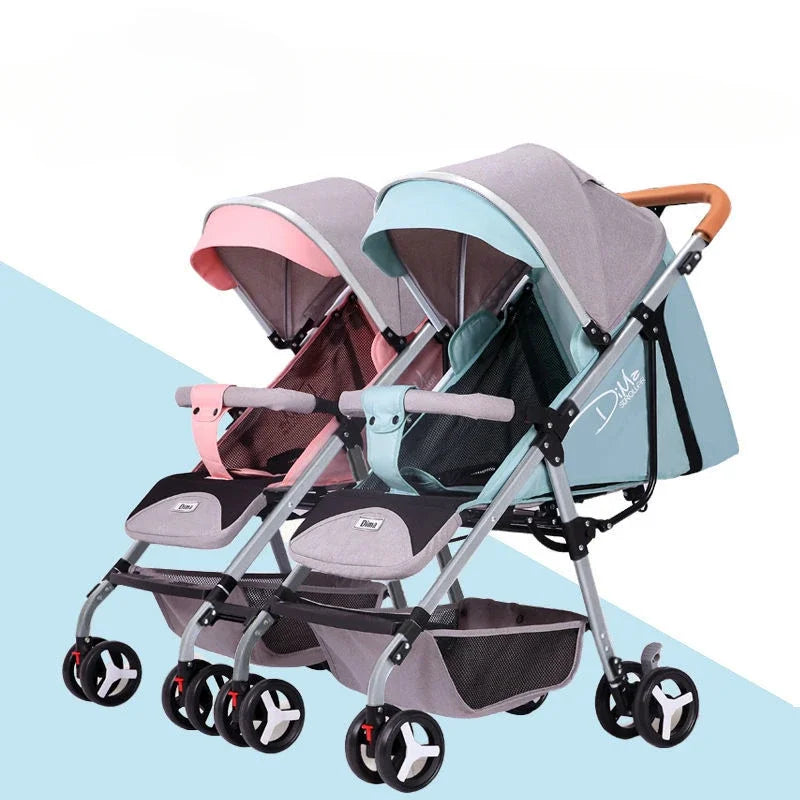 Detachable Twin Baby Stroller