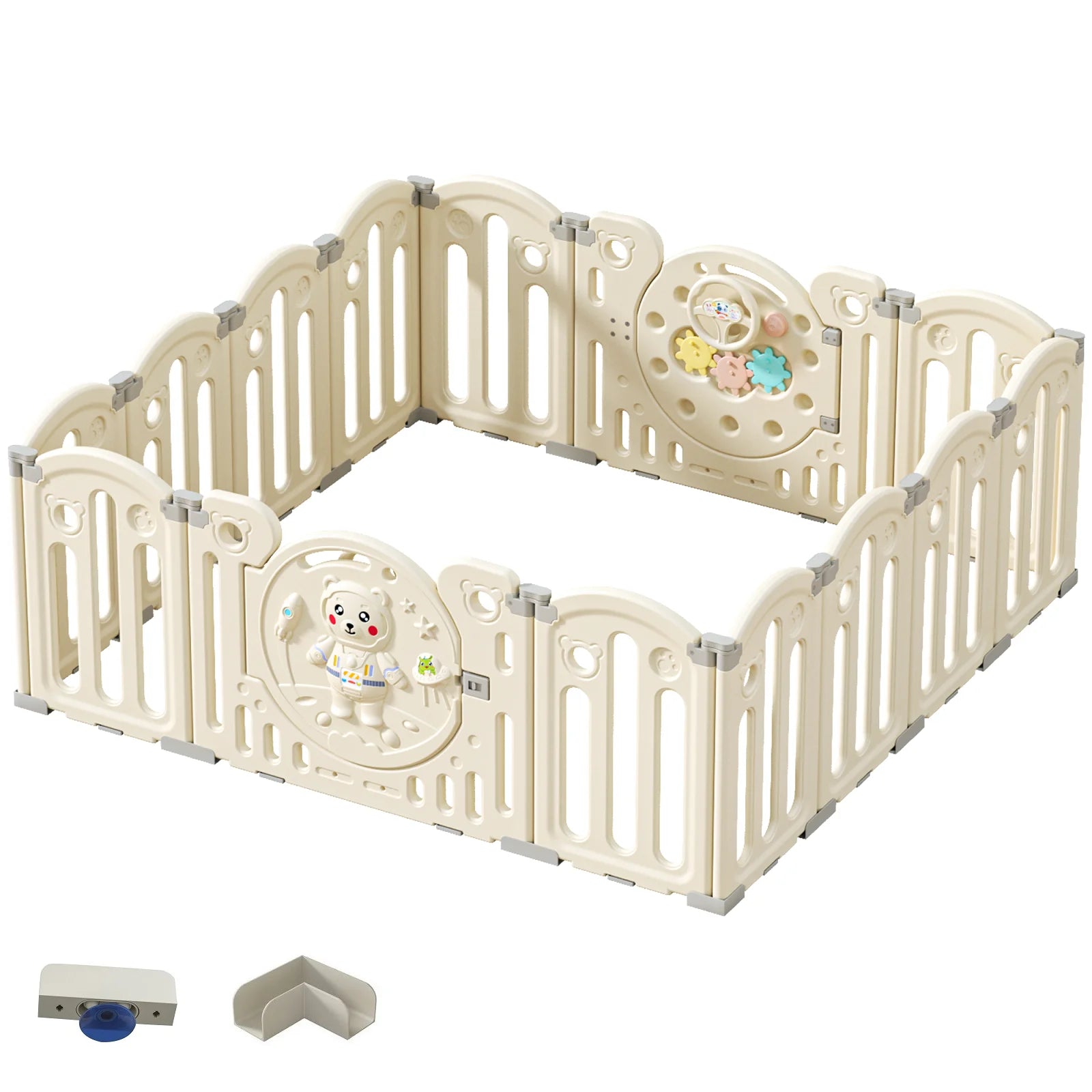 Baby Playpen with Safety Fence