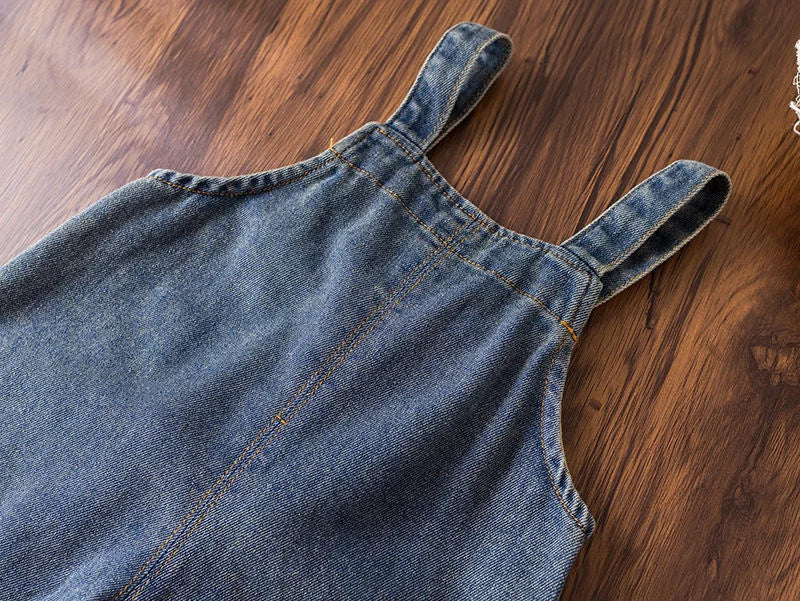 Baby T-Shirt & Denim Overalls