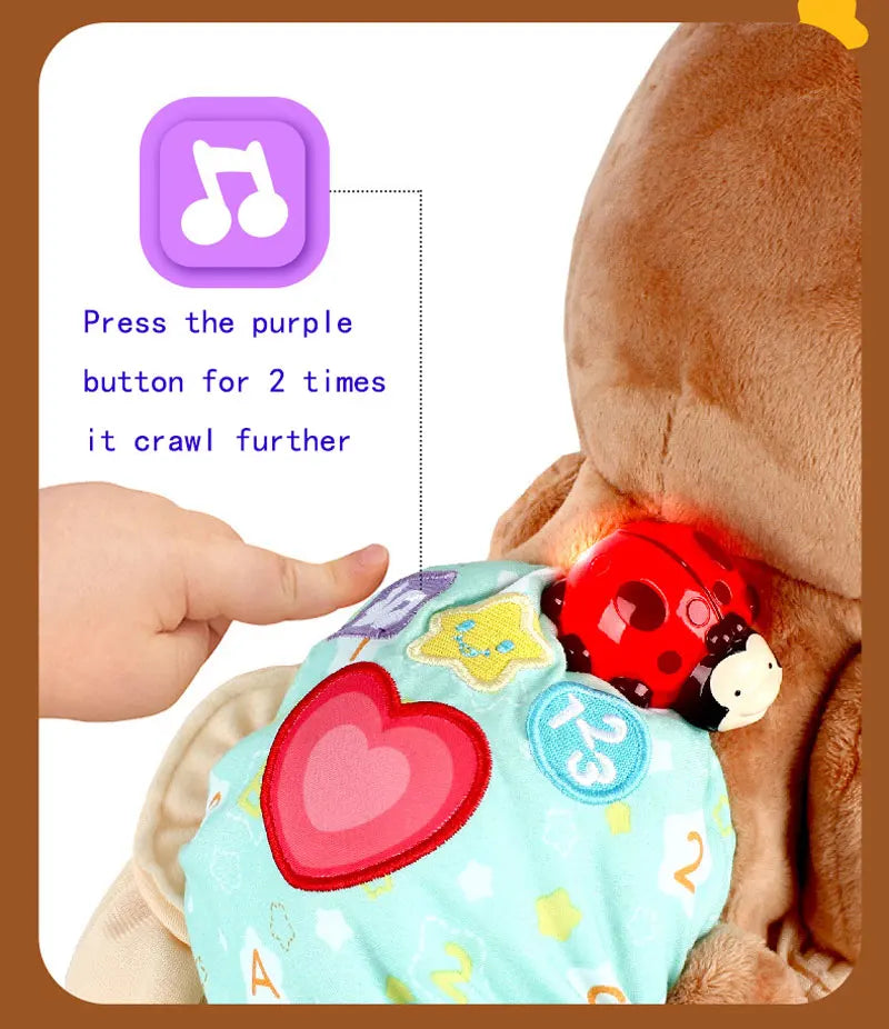 Baby Crawling Bear Electronic Music Toy