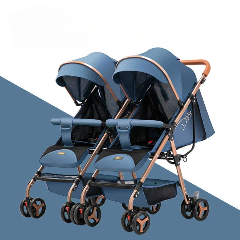 Detachable Twin Baby Stroller