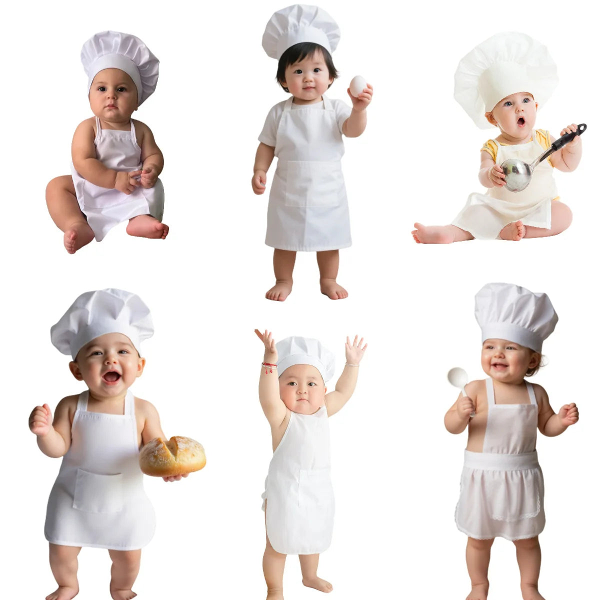 Kids Chef Roleplay Costume Set