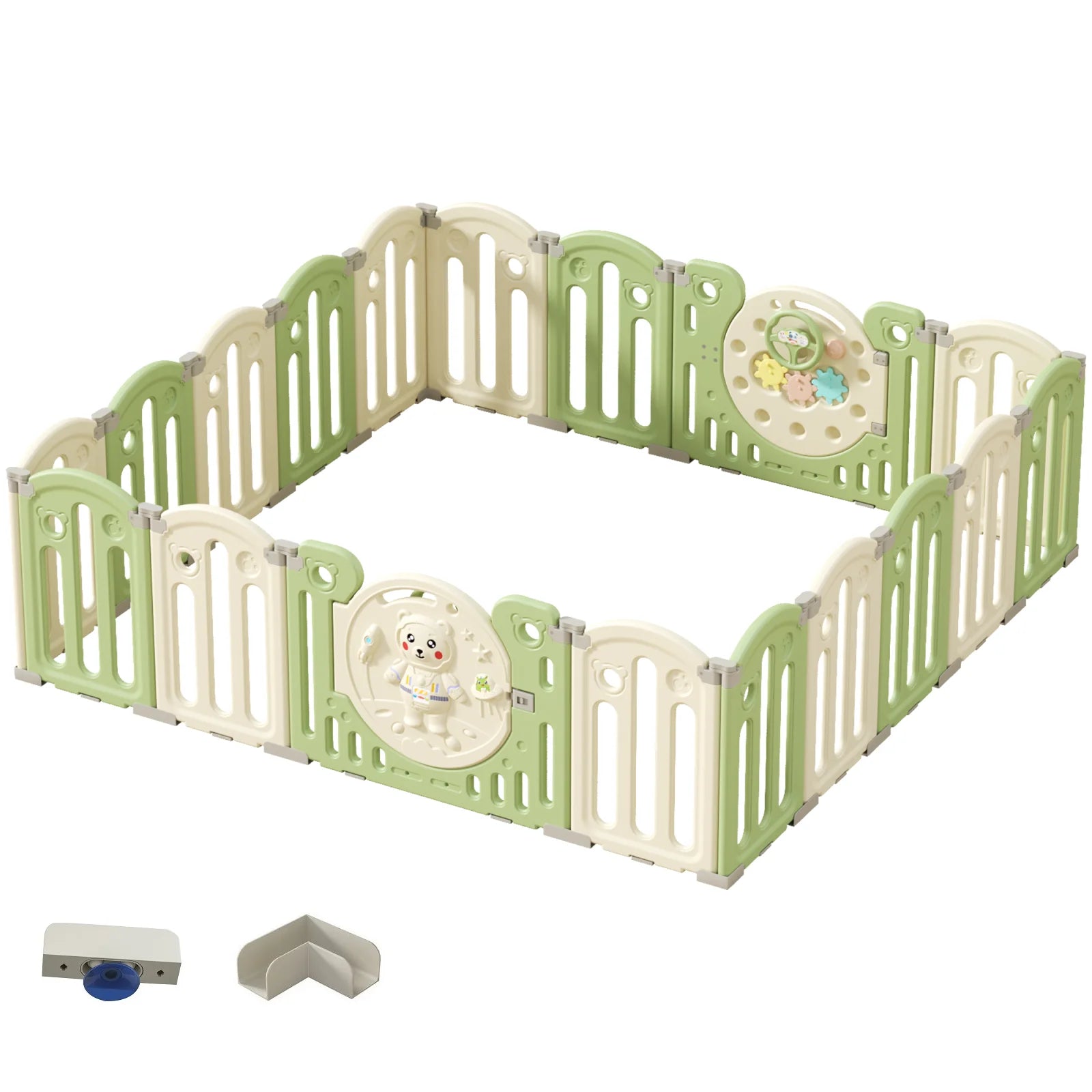 Baby Playpen with Safety Fence