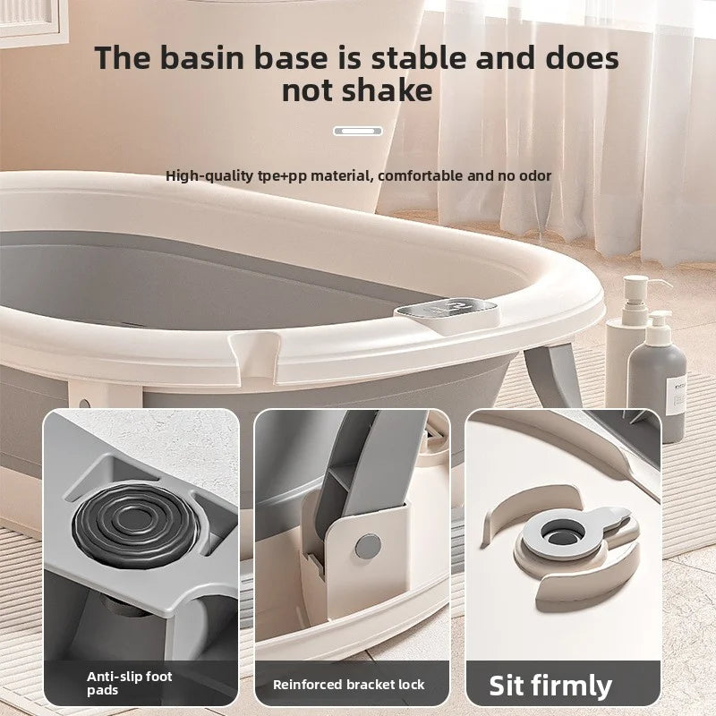 Smart Foldable Baby Bathtub