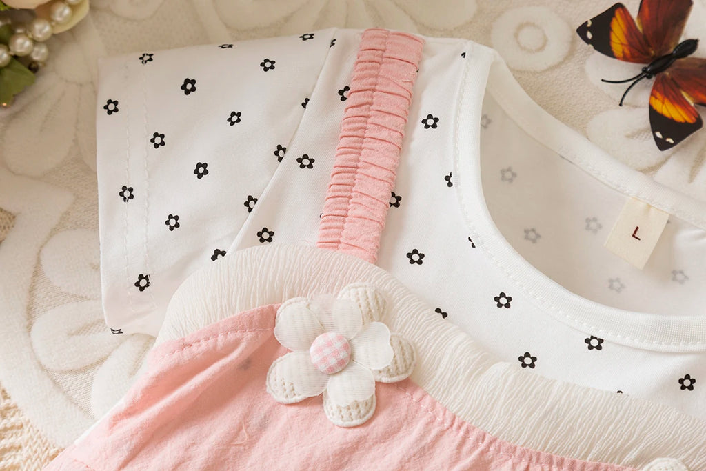 Little Floral Short Sleeved Baby Girl Dress