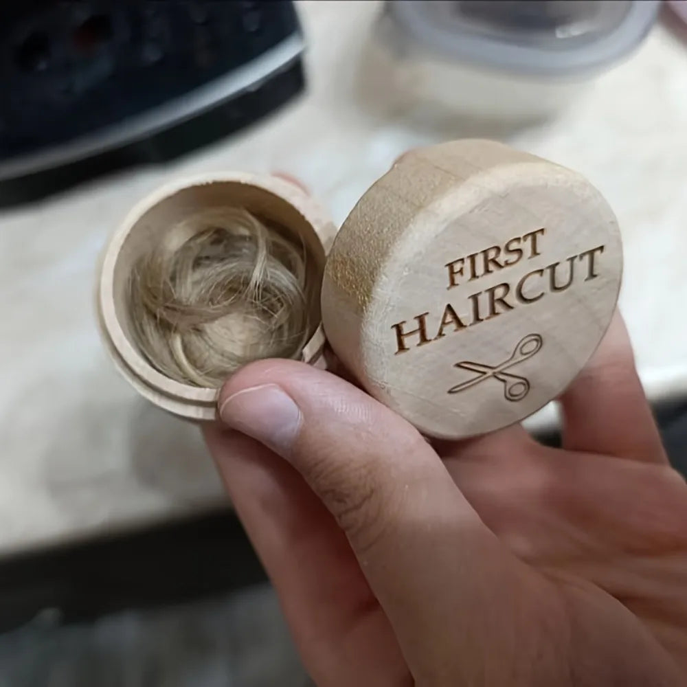 First Haircut and Baby Teeth Keepsake Box