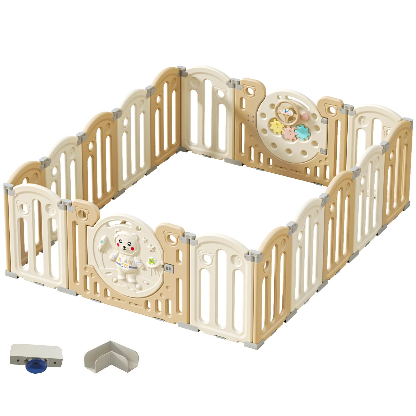 Baby Playpen with Safety Fence