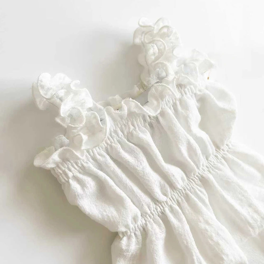Newborn Ruffle Knit Romper