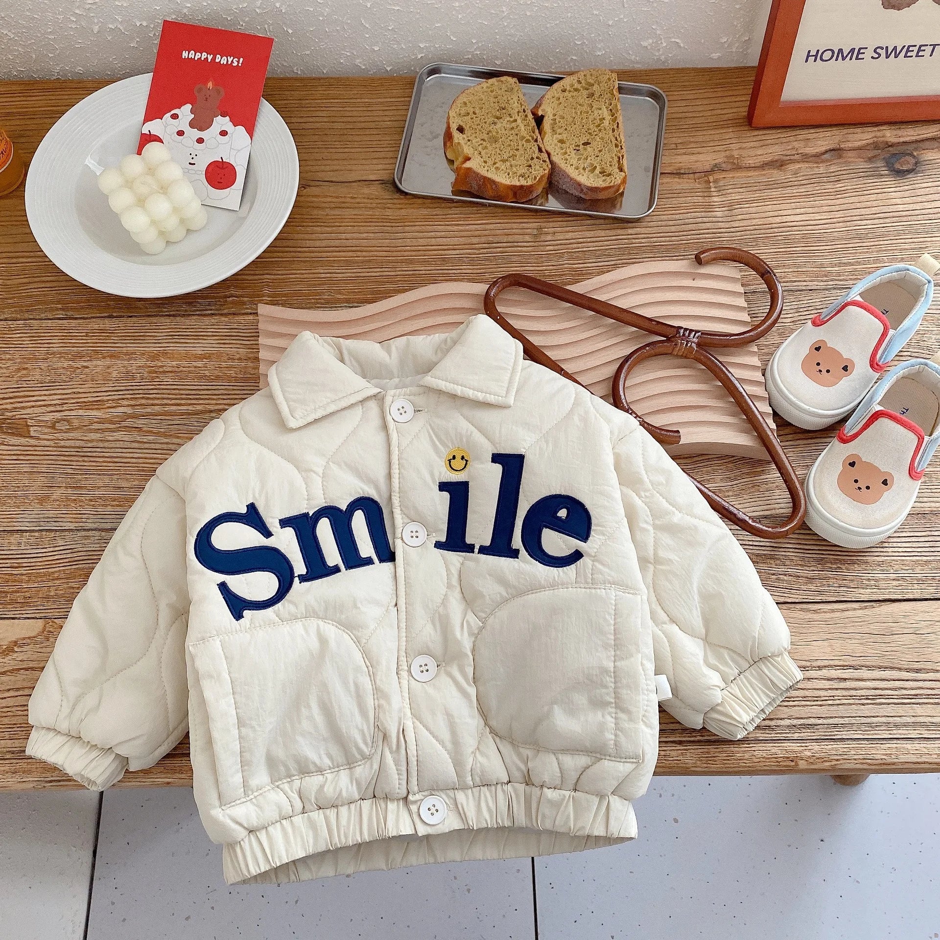 Kids Embroidery Cotton Jacket