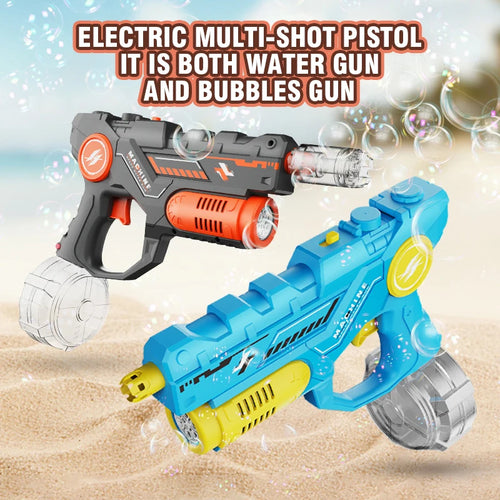 2-in-1 Electric Water Gun & Bubble Blaster