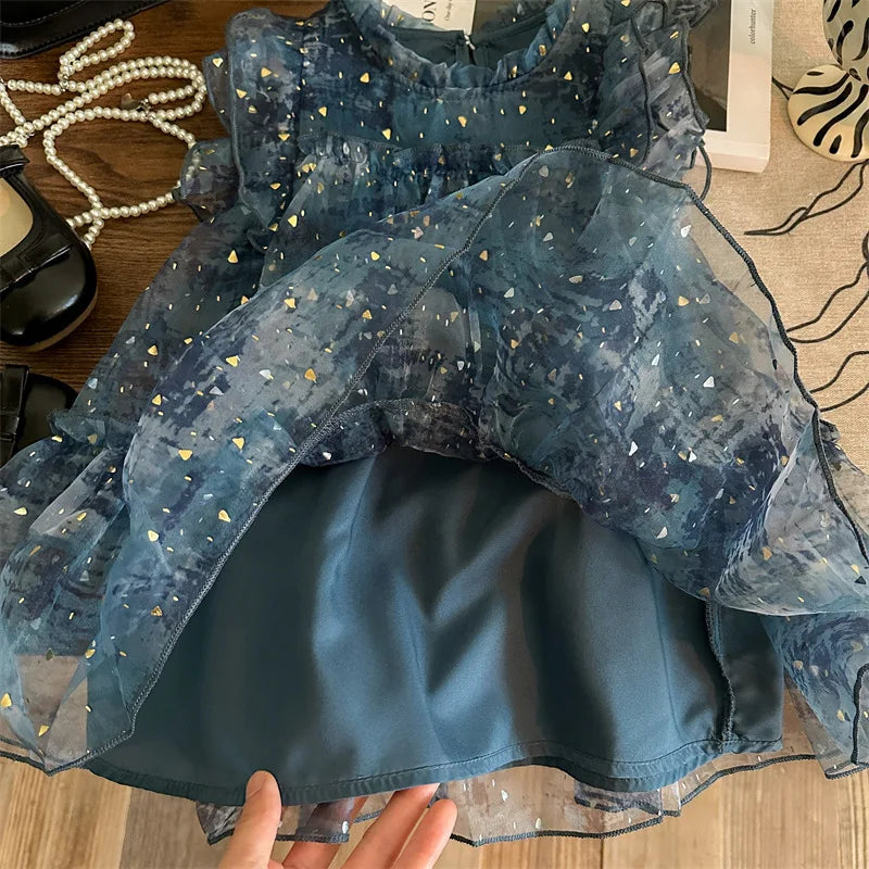 Girls Fairy Mesh Summer Dress