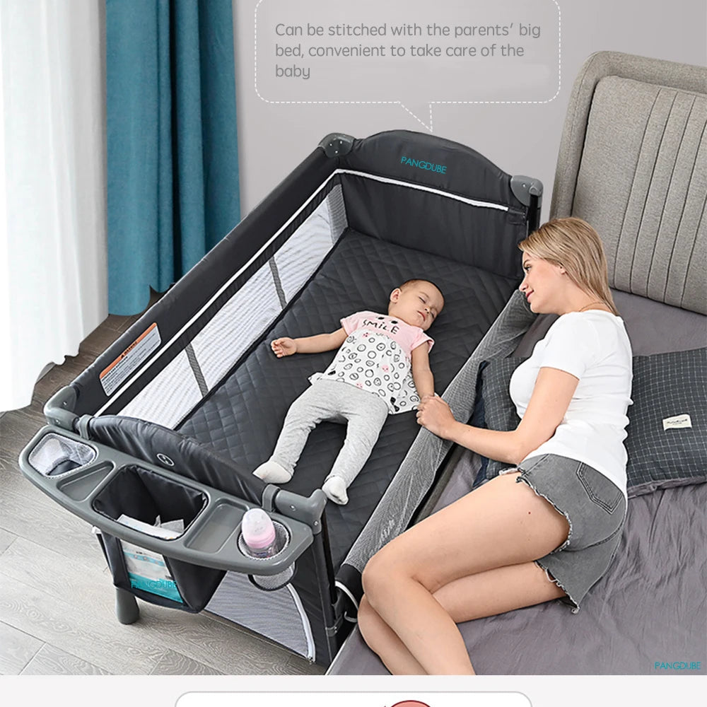 PANGDUBE Foldable Baby Crib