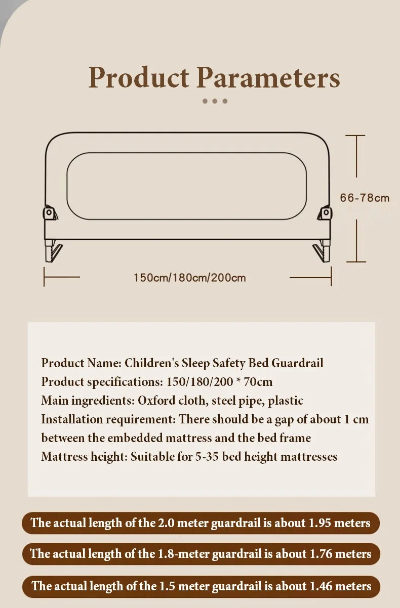 Baby Bed Rail Guard