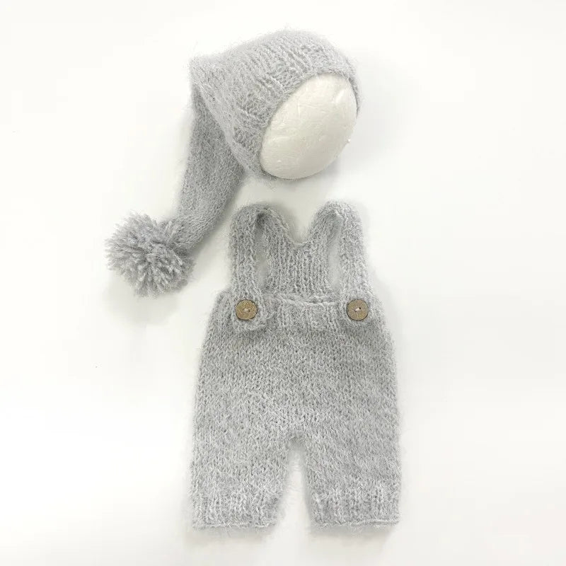 Newborn Knitted Photo Prop Set