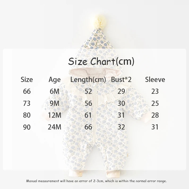Baby Girls Warm Winter Romper