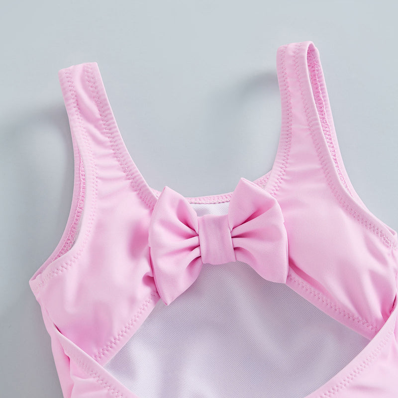 Girls Seahorse Ruffle Swimsuit