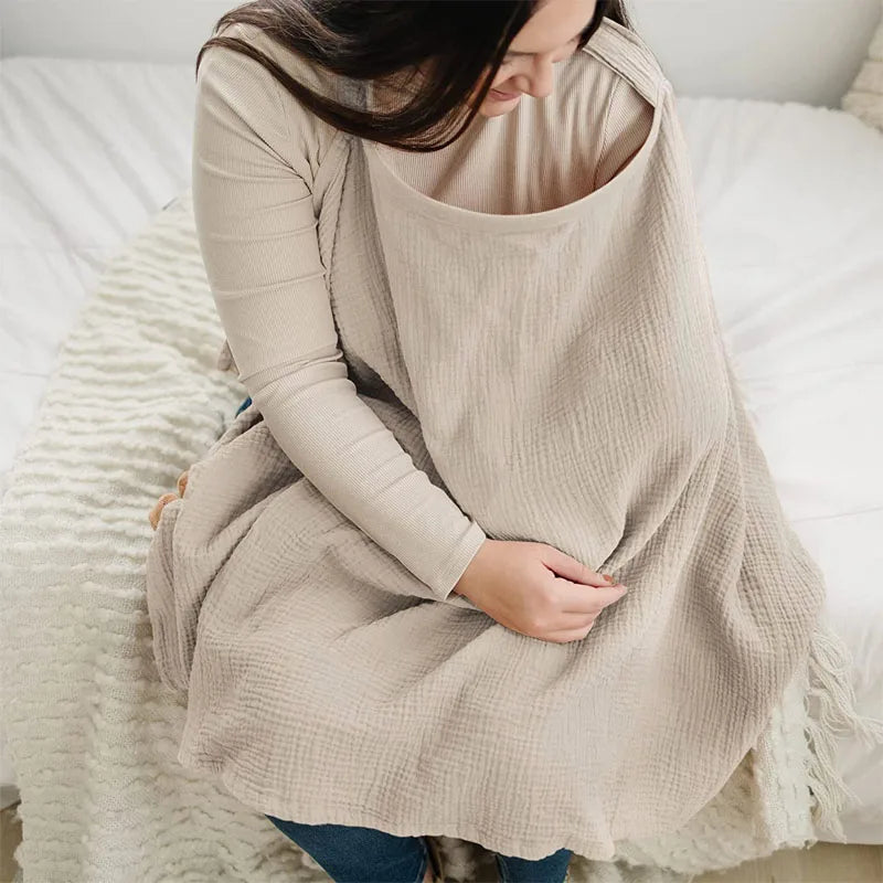 Breathable Cotton Nursing Cover