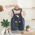 Baby T-Shirt & Denim Overalls