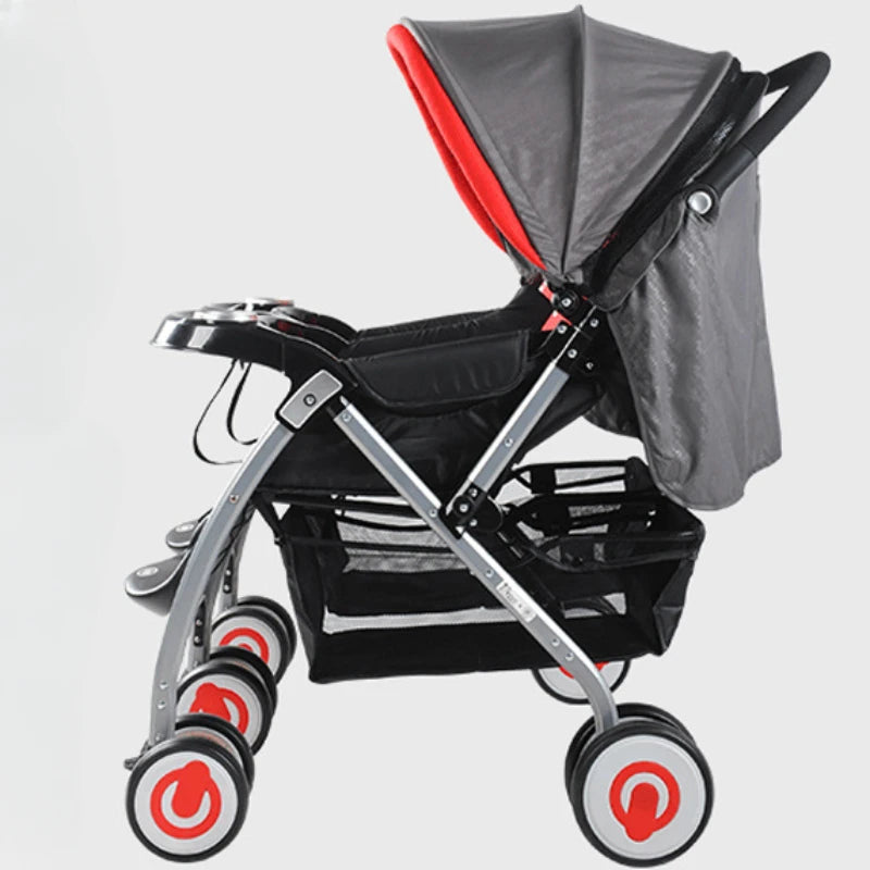 Foldable Twin Baby Stroller