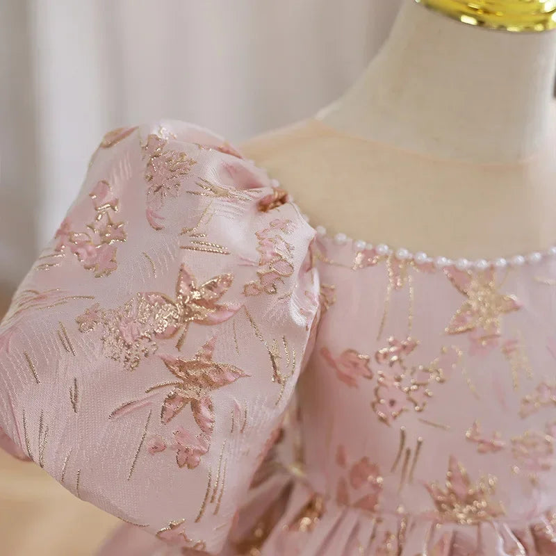 Girls Floral Princess Dress