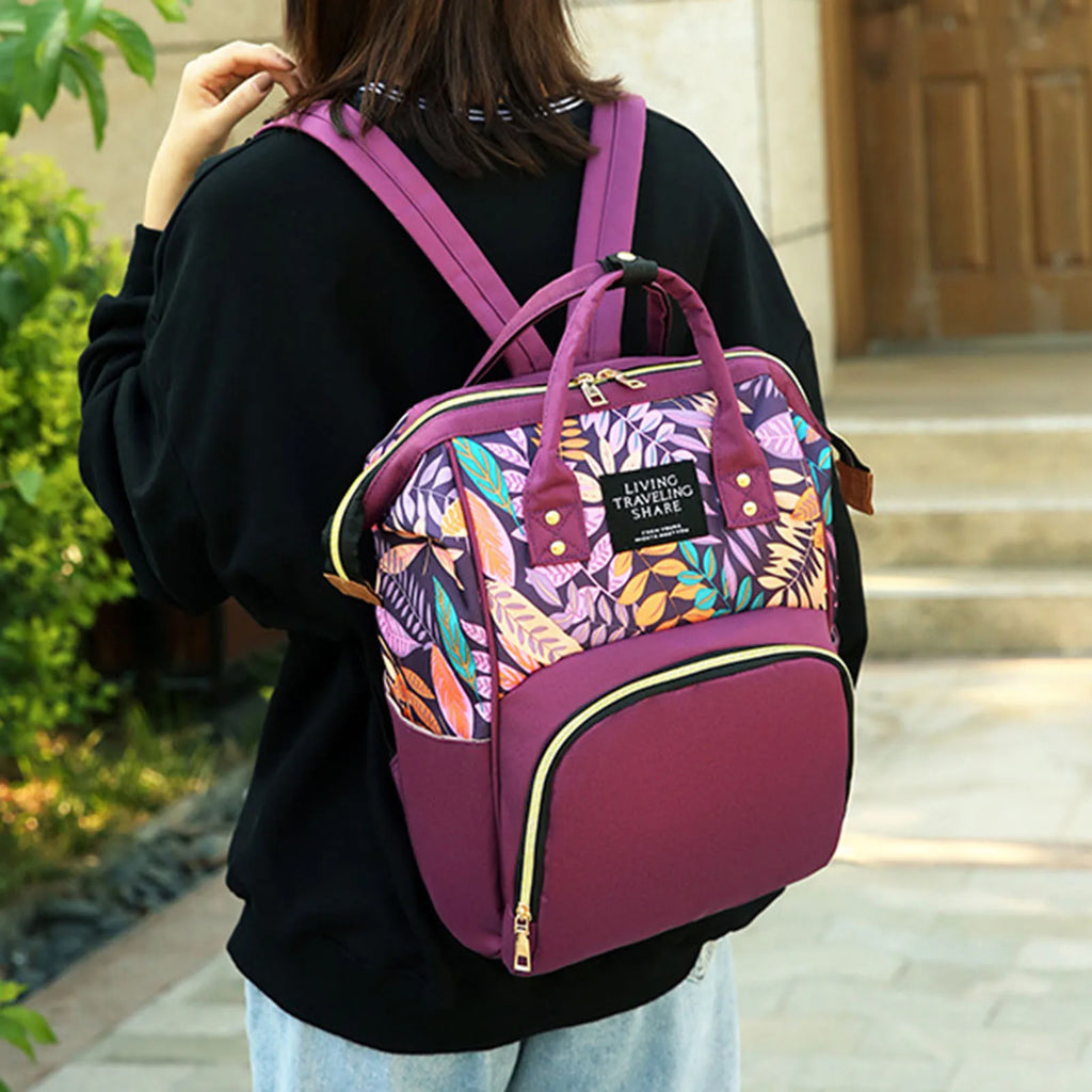 Anti-Theft Maternity Travel Backpack