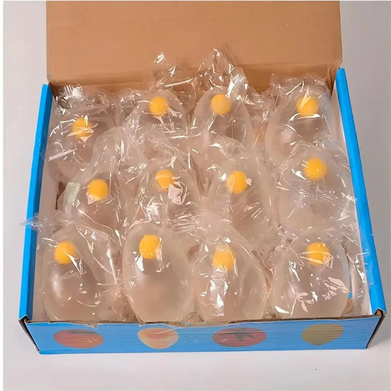 Funky Egg Squishy Squeeze Splat Ball Toy