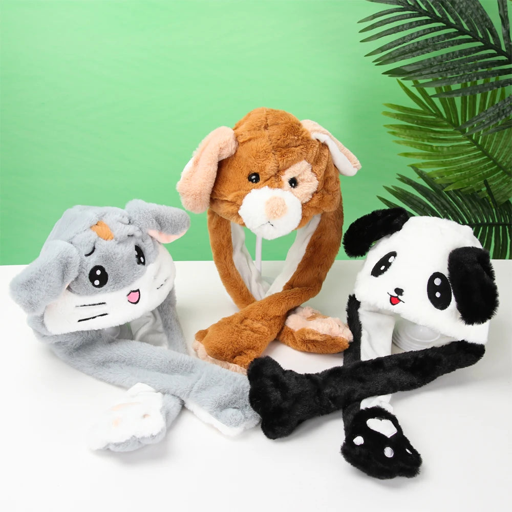 Funny Plush Animal Ear Hat