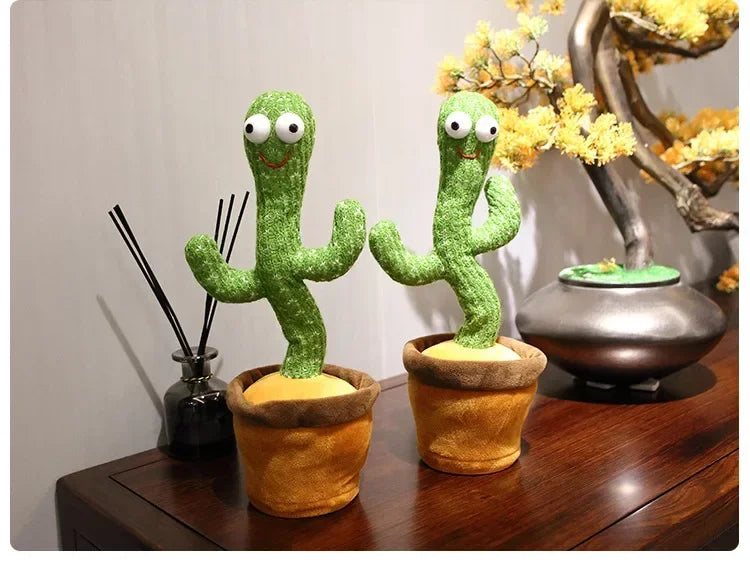 Dancing Cactus Talking Plush Toy with Voice Changer
