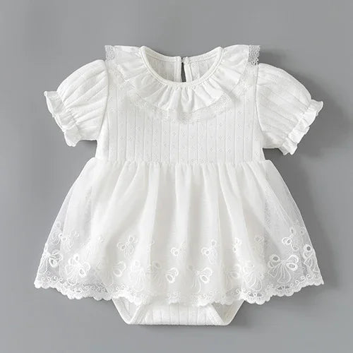 Baby Girls Cotton Print Jumpsuit (0-24M)