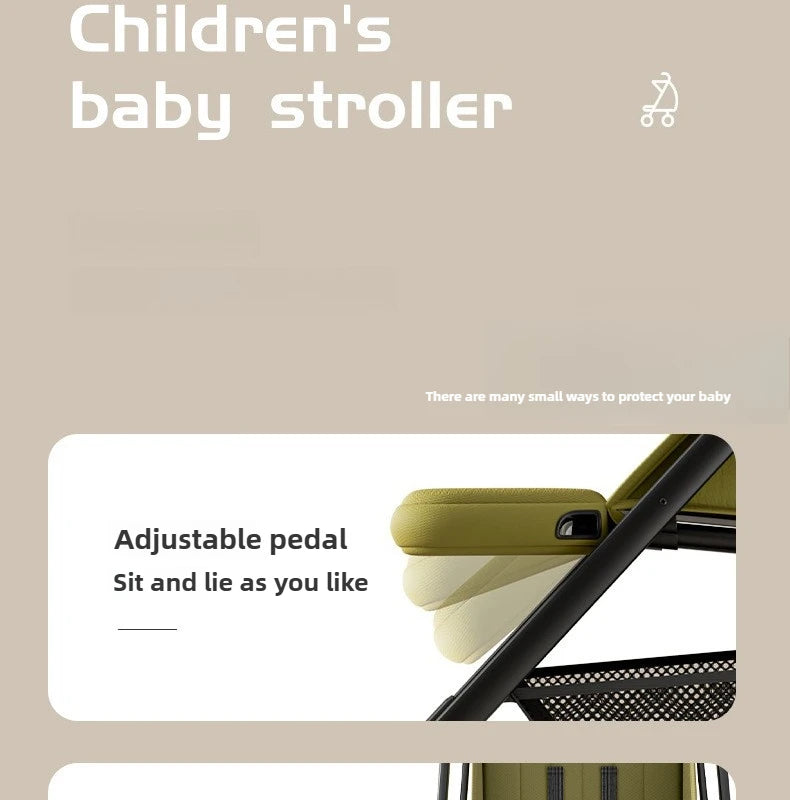 Foldable Multi-Purpose Baby Stroller