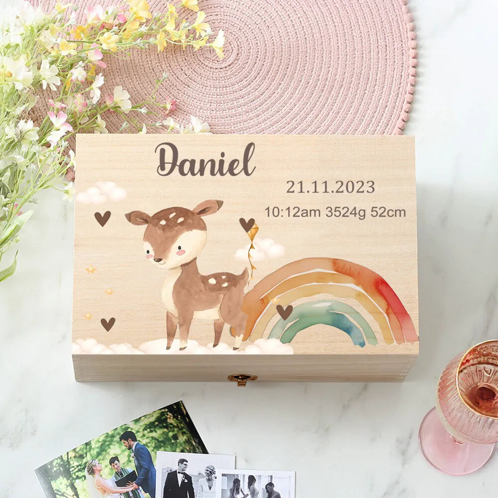 Woodern Animal Print Memory Box