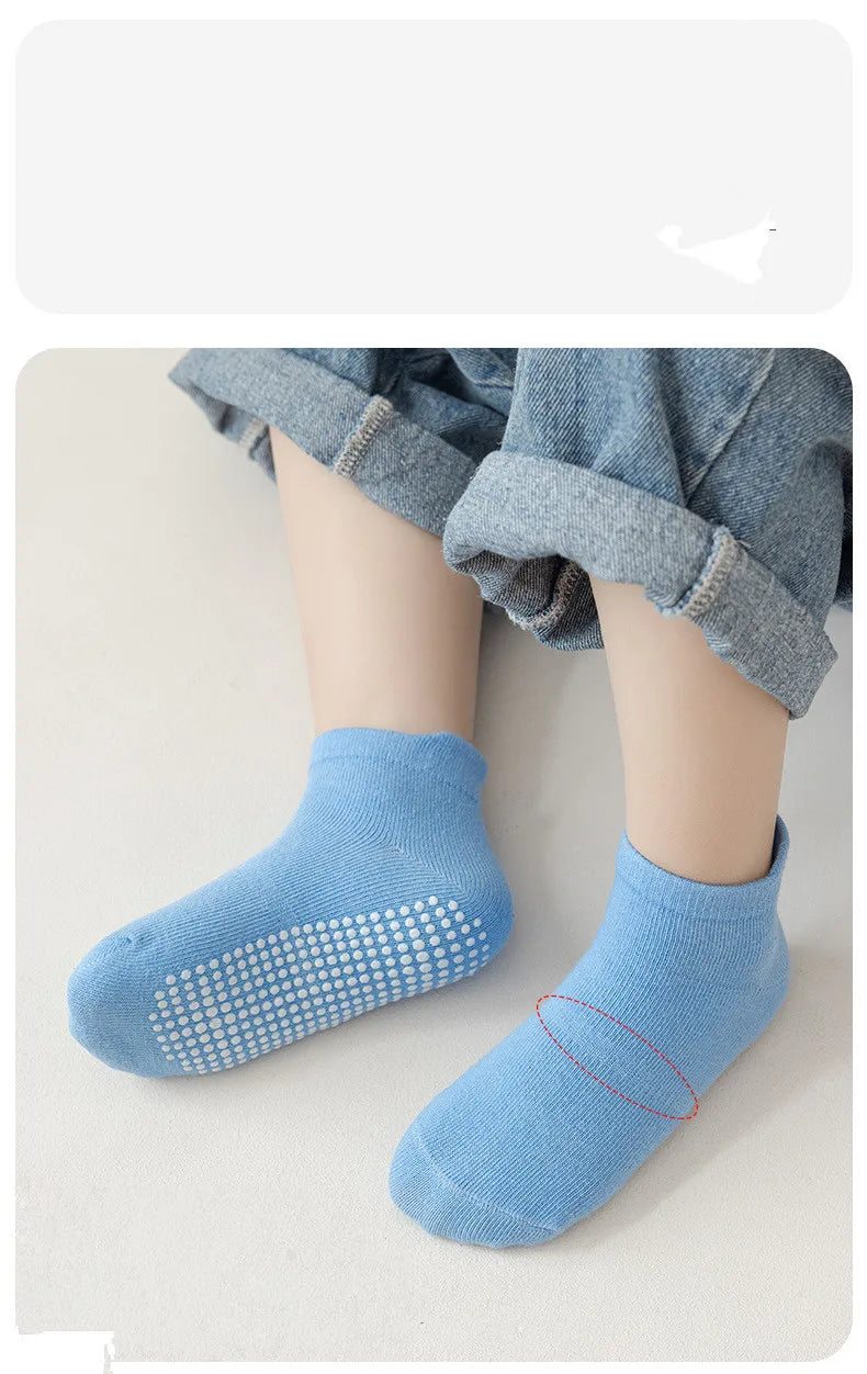 Anti-Slip Kids Ankle Socks