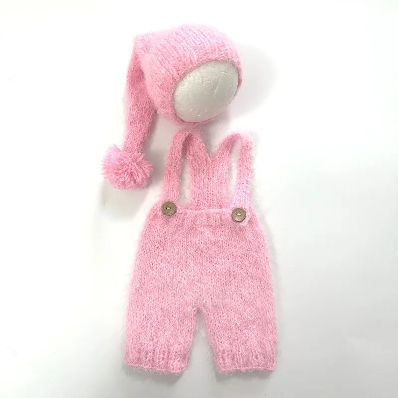 Newborn Knitted Photo Prop Set