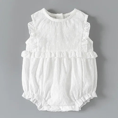 Baby Girls Cotton Print Jumpsuit (0-24M)