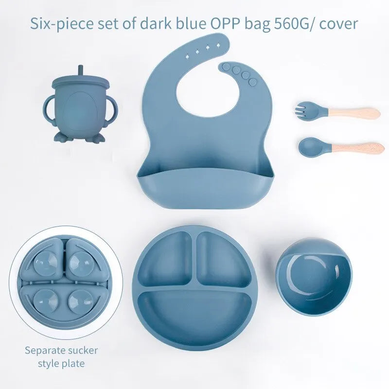 Baby Silicone Tableware Set