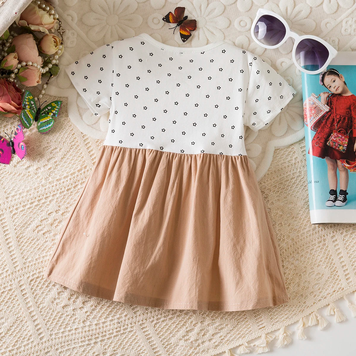 Little Floral Short Sleeved Baby Girl Dress