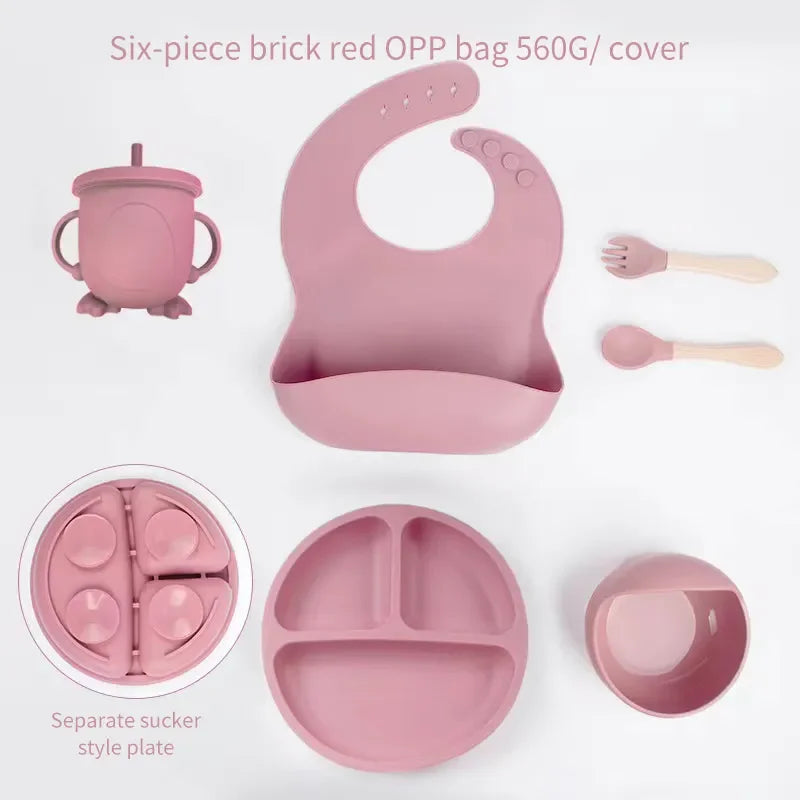 Baby Silicone Tableware Set