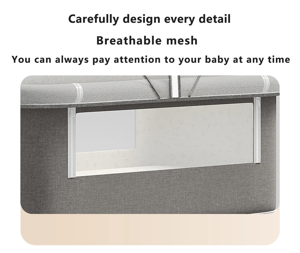 Anti-Mosquito Rocking Baby Crib