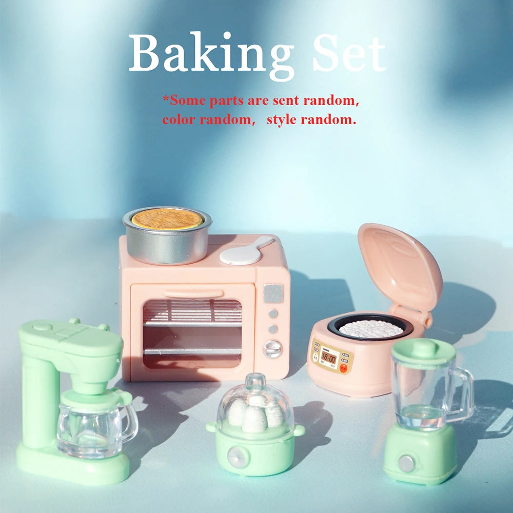 Dollhouse Miniature Kitchen Cooking Set