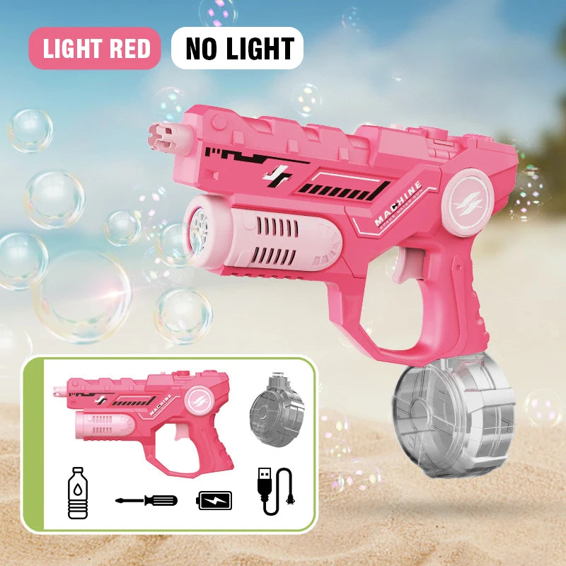 2-in-1 Electric Water Gun & Bubble Blaster