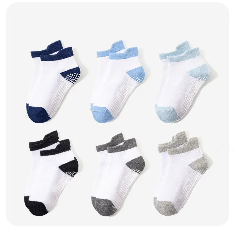 Anti-Slip Kids Ankle Socks