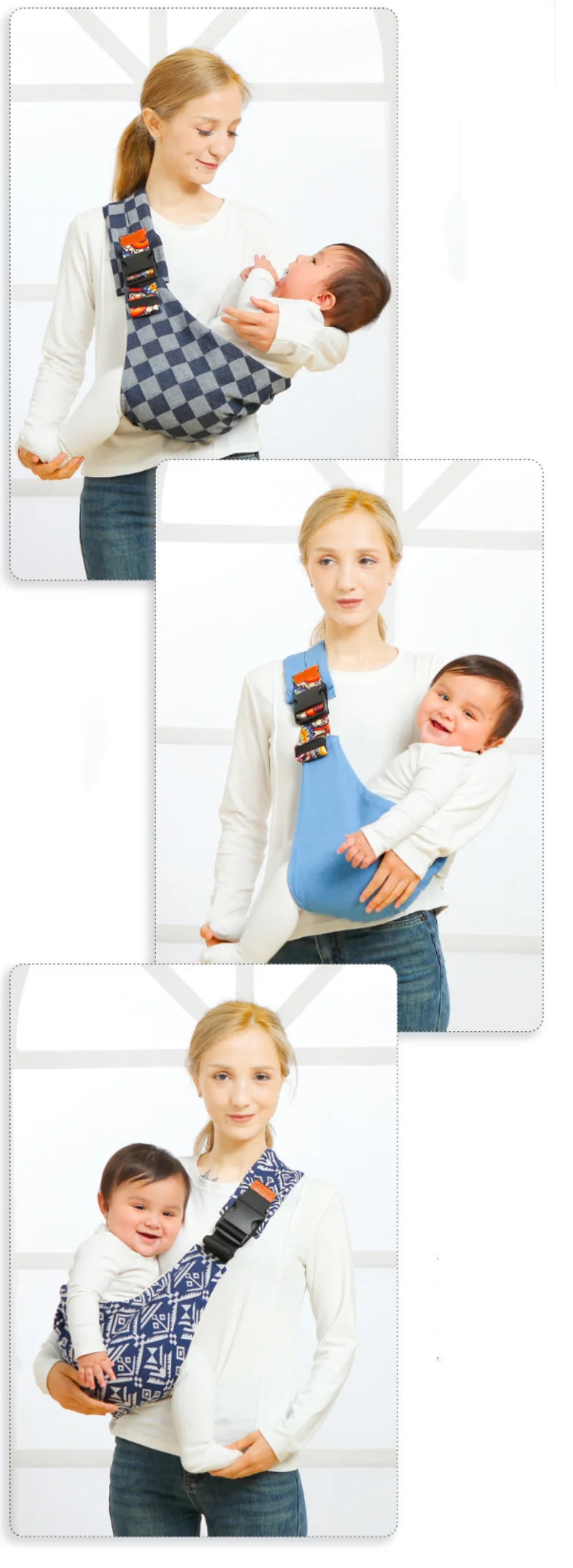 Anti-Slip Ring Sling Baby Carrier