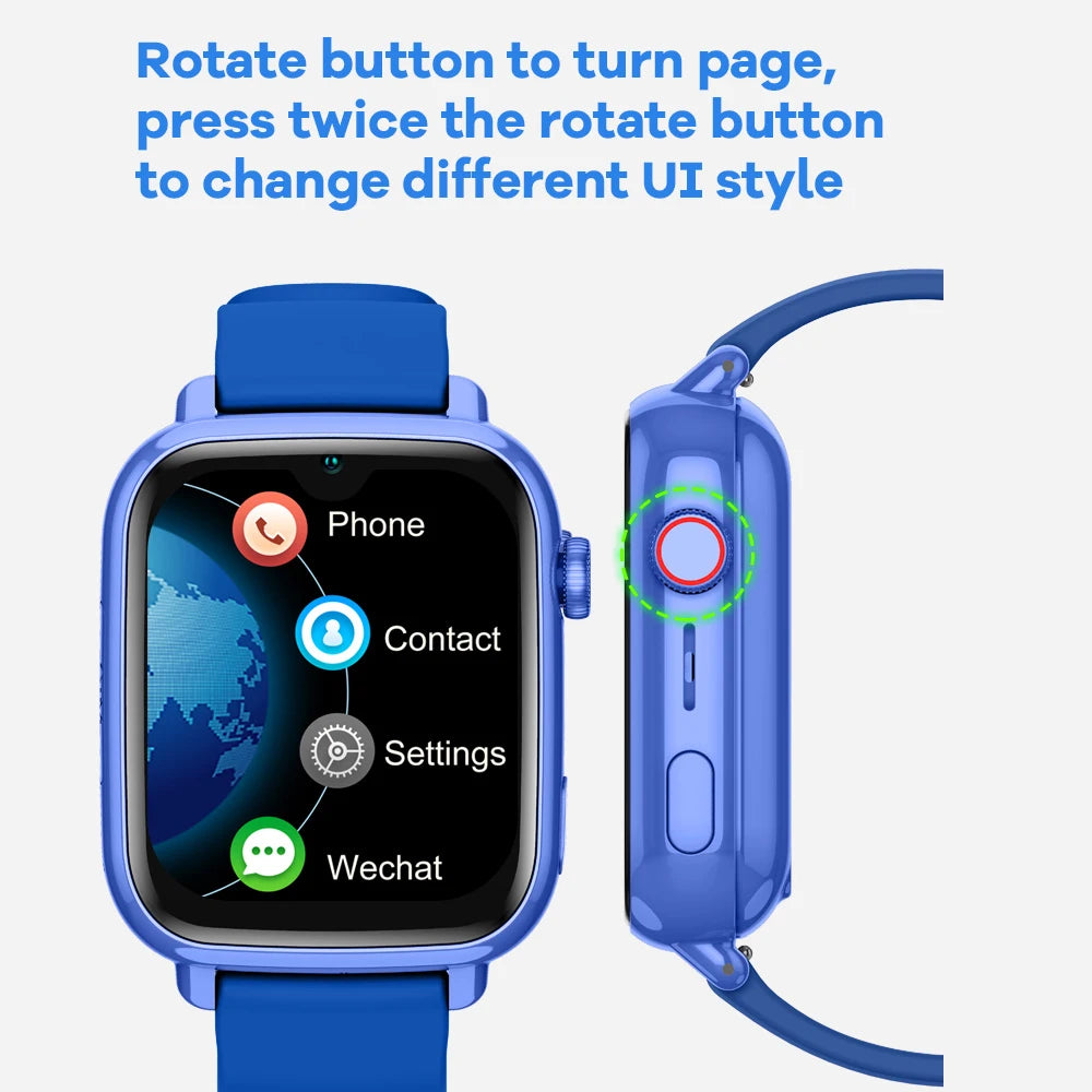 4G Kids Smart Watch with GPS, Video Call & SOS