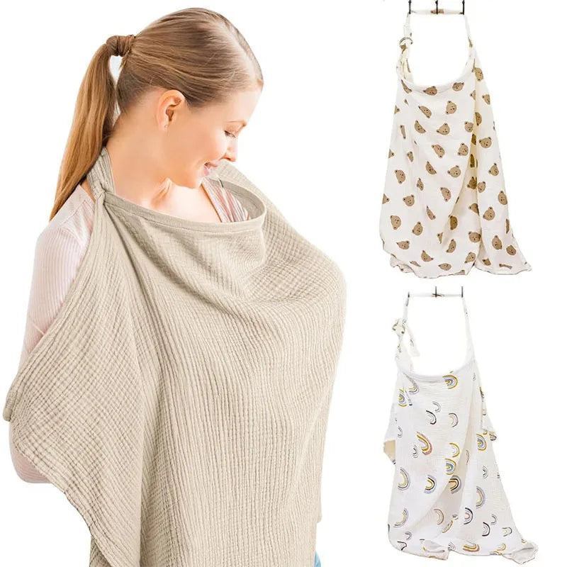 Breathable Cotton Nursing Cover